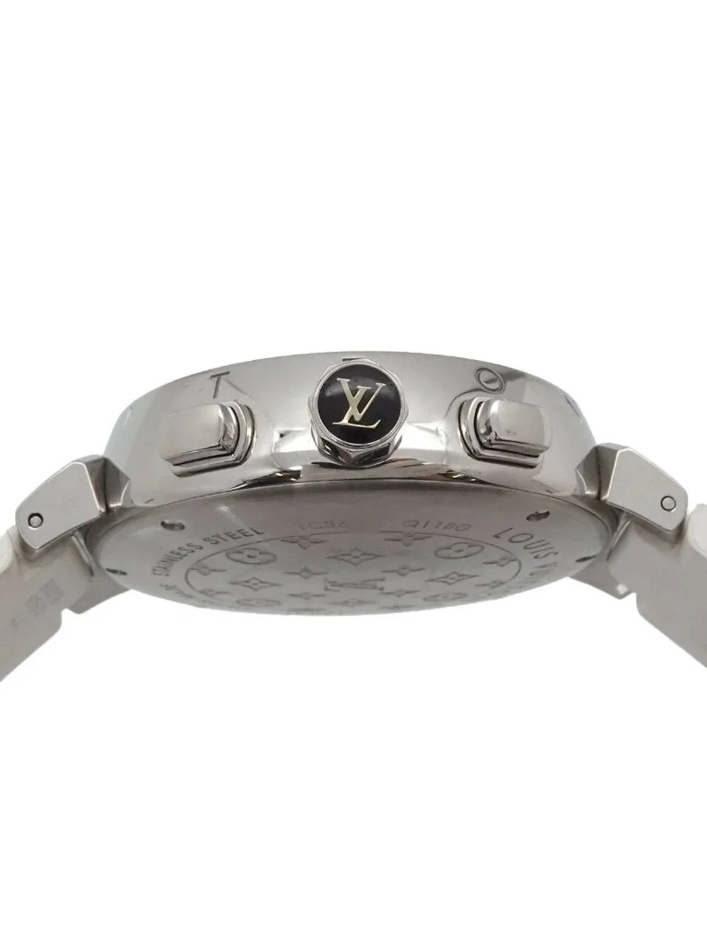 Louis Vuitton Tambour Lovely Cup Watch Chronograph Date Black Quartz
